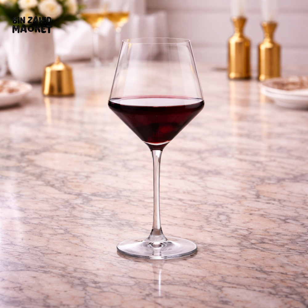 DANNY HOME 700ML RED WINE GLASS SET – 2 PIECE LUXURY CRYSTAL WINE GOBLETS -CRY03