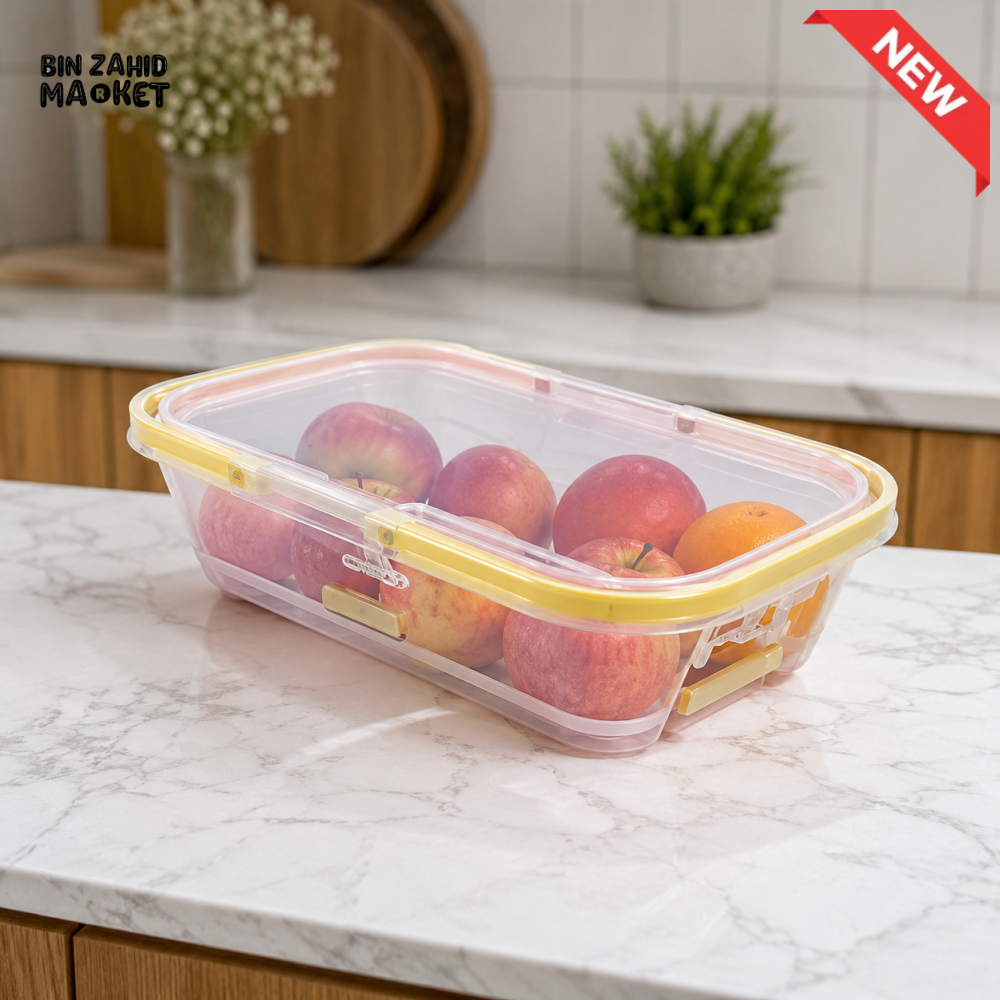 DANNY HOME AIRTIGHT RECTANGULAR CLIP LOCK FOOD STORAGE CONTAINER - ZYB282