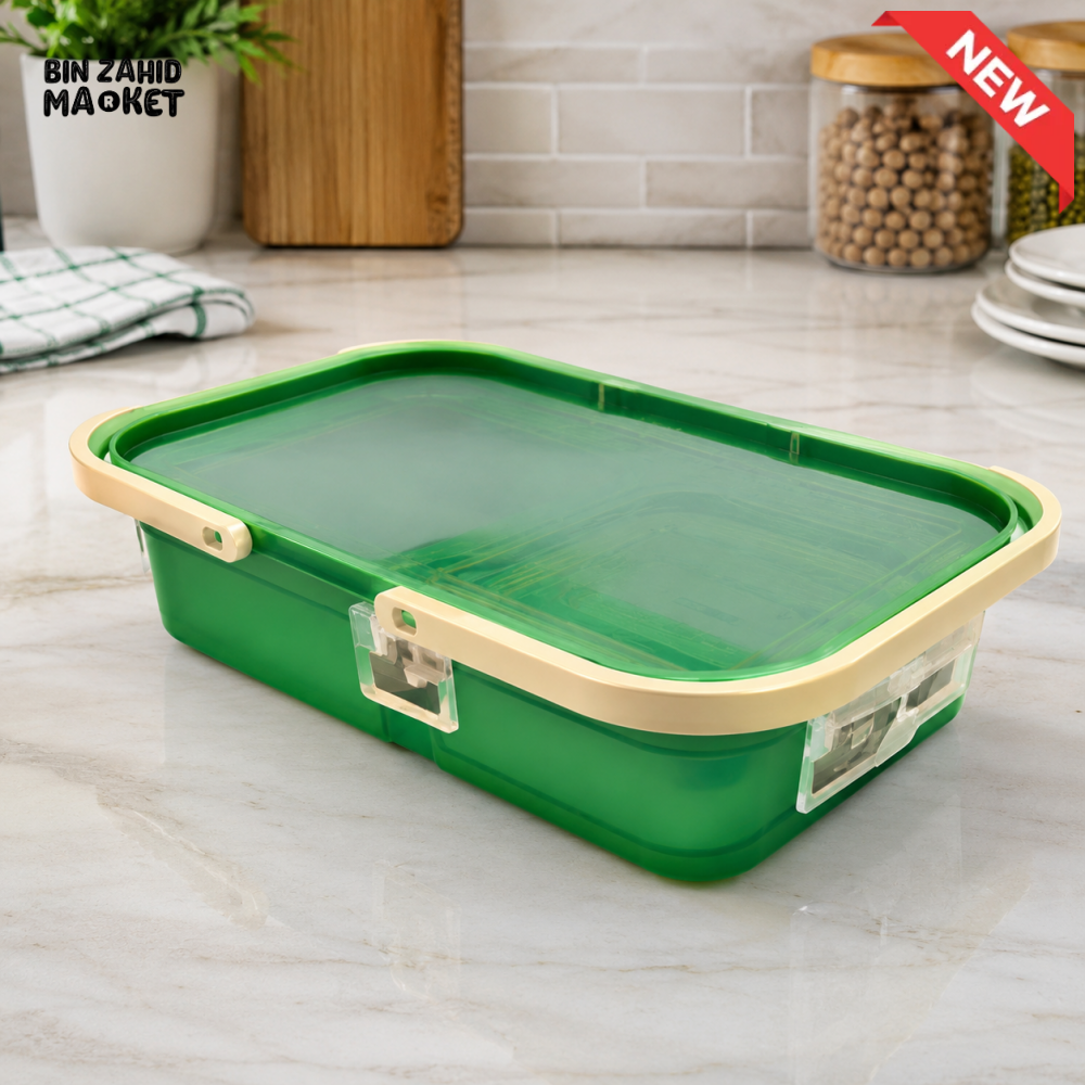 DANNY HOME AIRTIGHT RECTANGULAR LOCKING FOOD STORAGE CONTAINER WITH SNAP LID - ZYB283