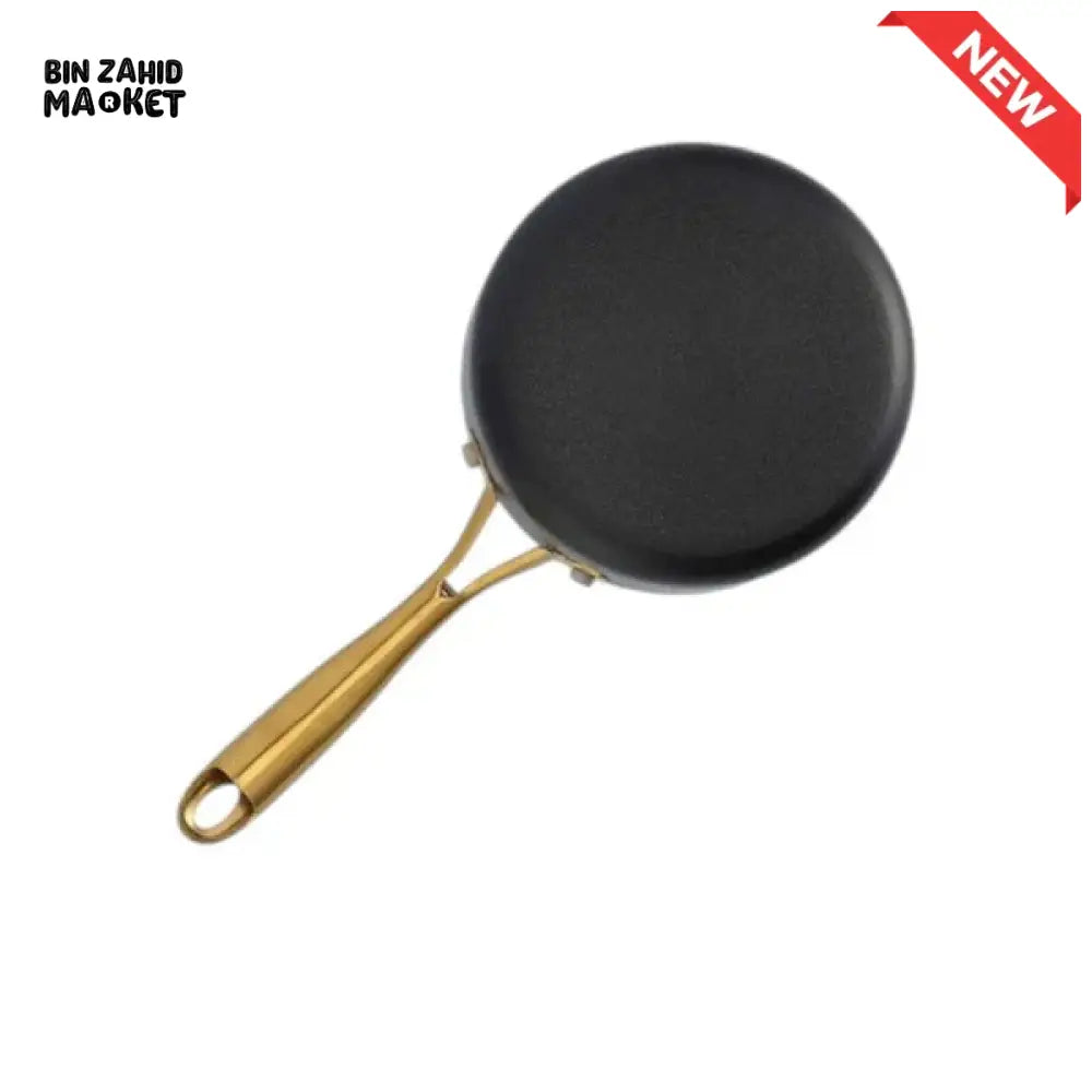 DANNY HOME ALUMINUM NON STICK FRYING PAN WITH GOLD HANDLE – PREMIUM KITCHEN COOKWARE 26CM FP002