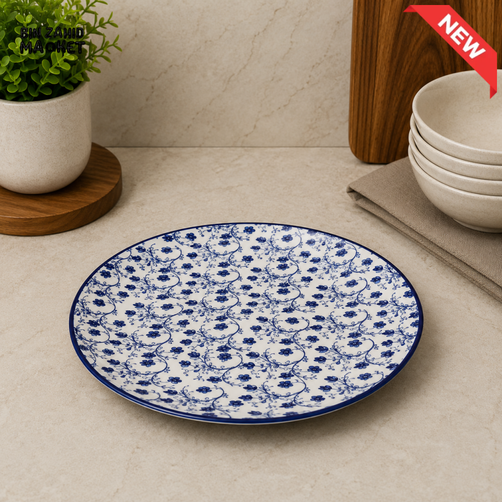 DANNY HOME BLUE CHINTZ DINNER PLATE - 10.5 INCHES
