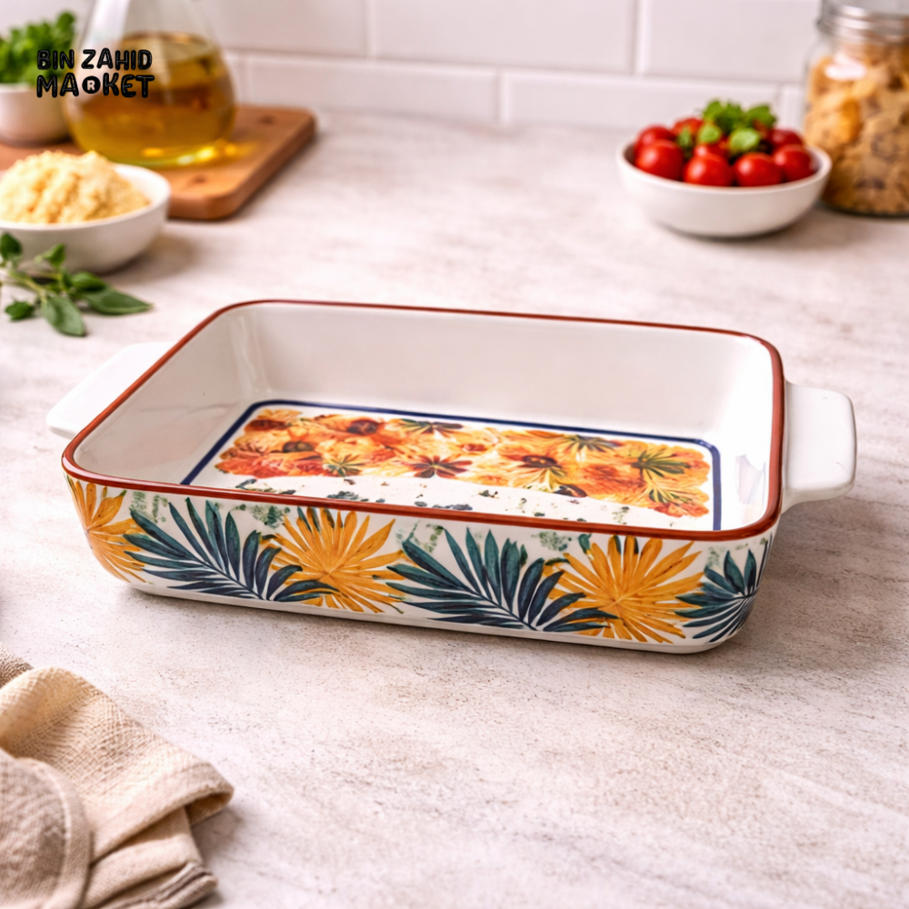 DANNY HOME CERAMIC BAKING DISH WITH HANDLES -ASC008-KP1