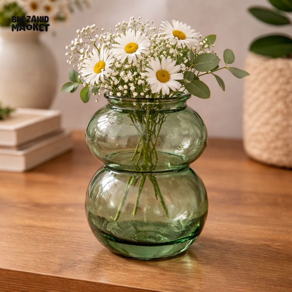 DANNY HOME DOUBLE LAYER GLASS FLOWER VASE -CB-105