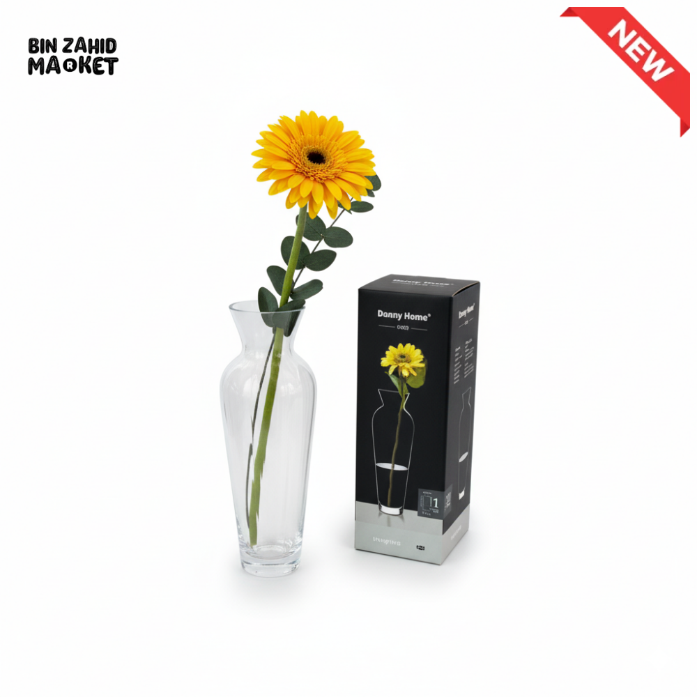 DANNY HOME GLASS VASE 5X25.1CM – CB-48 Danny Home Vases