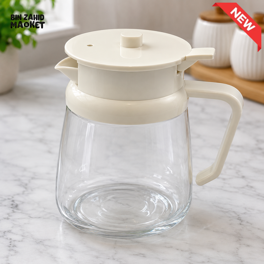 DANNY HOME GLASS WATER PITCHER WITH LID AND HANDLE
