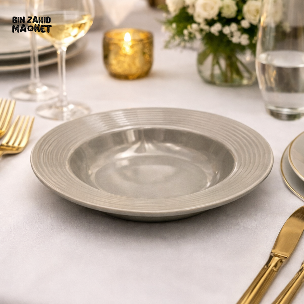 DANNY HOME LUXURY CERAMIC DEEP PLATE 20CM -SYP61-02