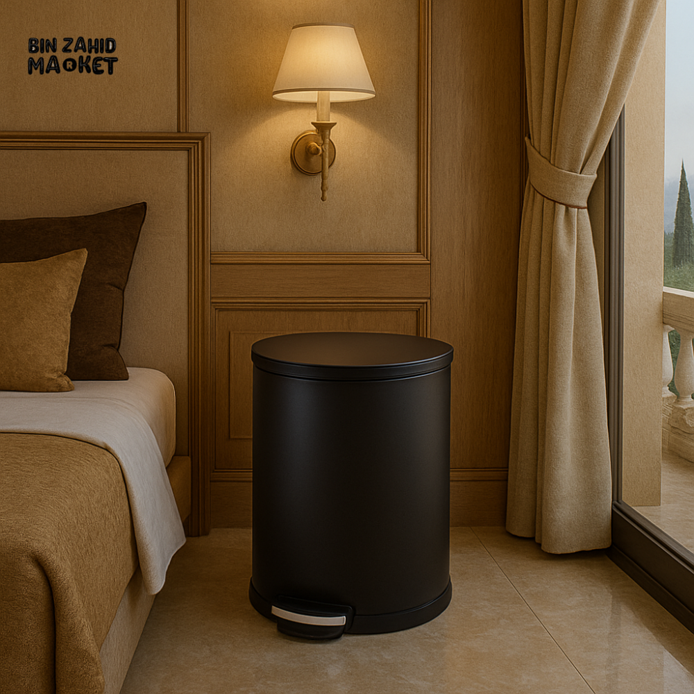 DANNY HOME PEDAL BIN 6 LITRE – LUXURY VILLA ROOM BLACK LJT11 6 3