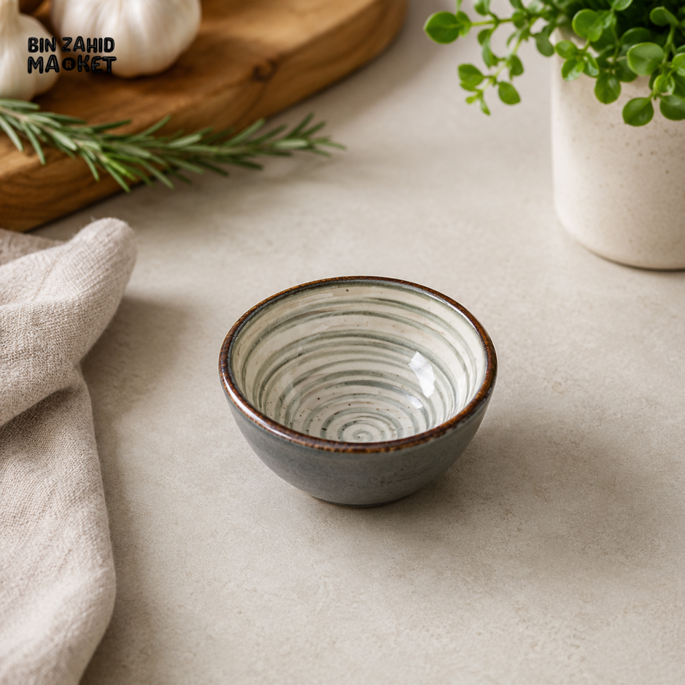 REACTIVE GLAZE STONEWARE DIP BOWL 3.75 INCH – 375DGW 2018
