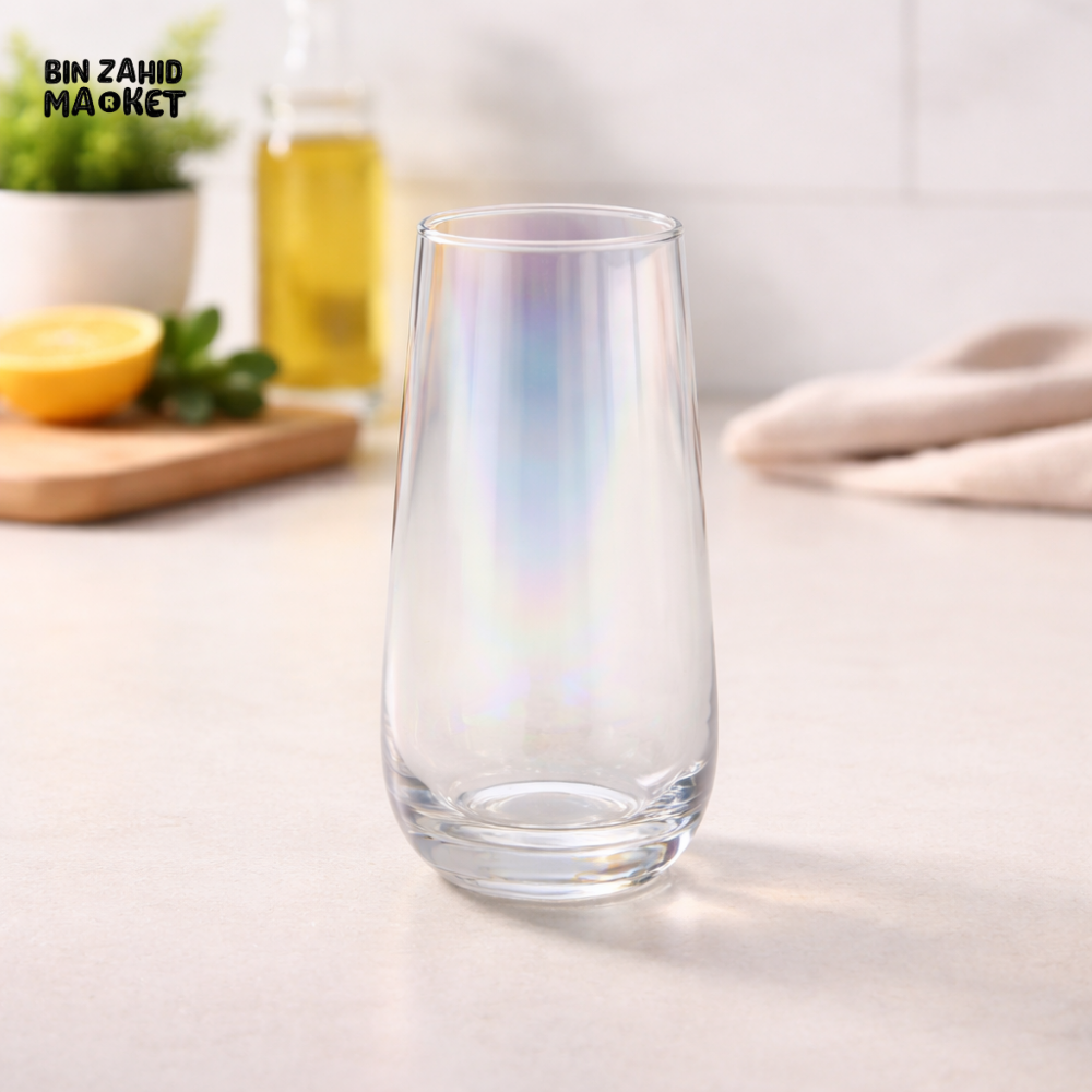 DANNY HOME TALL STEMLESS GLASS TUMBLER SET 550ML 6PCS DRINKWARE FOR WATER JUICE COCKTAILS CB13-09