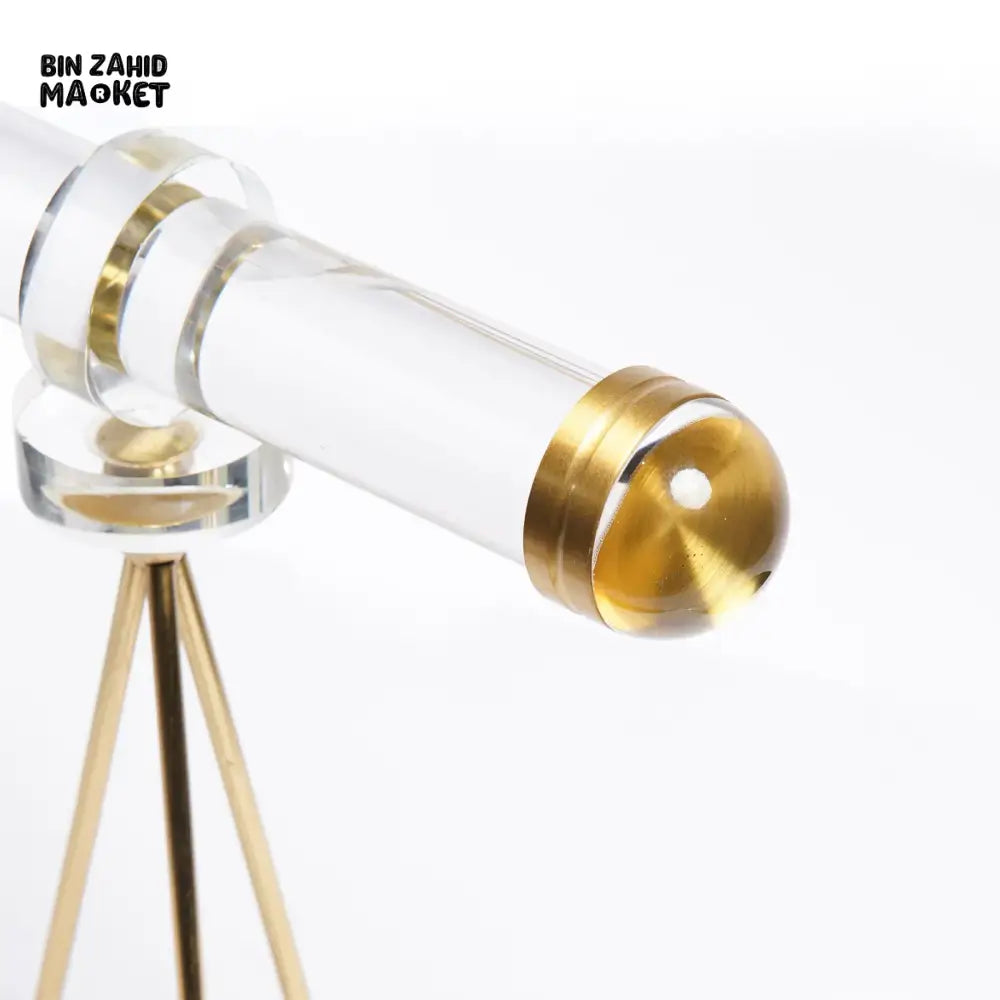 DECORATIVE TABLE TELESCOPE CRYSTAL-CLEAR OPTICS & MODERN DESIGN - LARGE