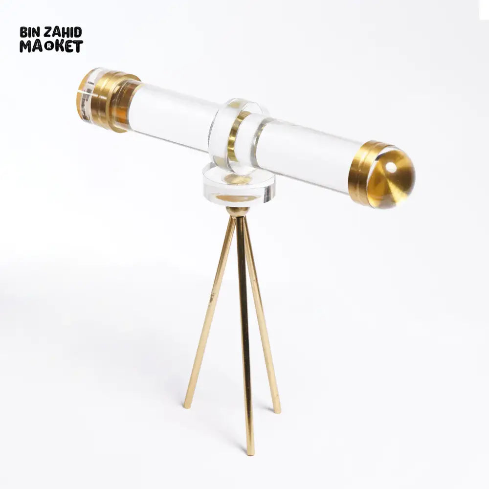 DECORATIVE TABLE TELESCOPE CRYSTAL-CLEAR OPTICS & MODERN DESIGN - LARGE