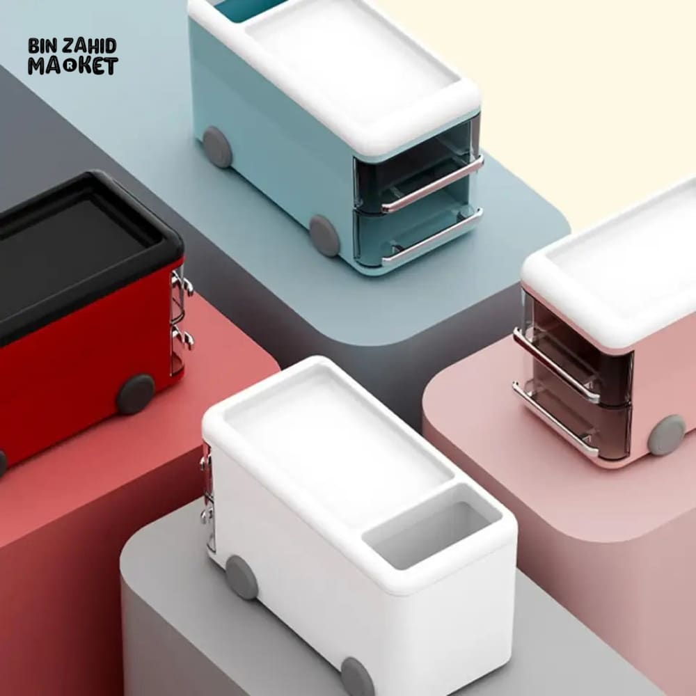 DESKTOP BUS SHAPE ORGANIZER
