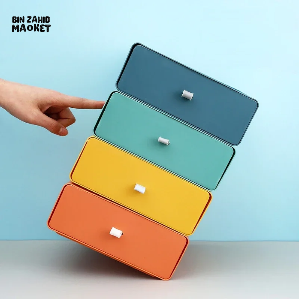 DESKTOP COSMETICS STORAGE BOX DRAWER SHELF STATIONERY ORGANIZER