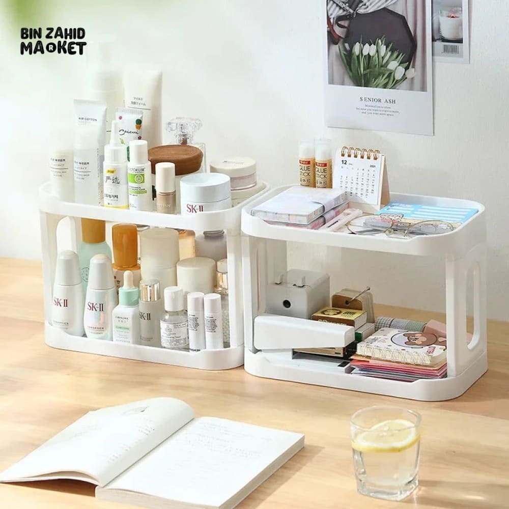 DESKTOP DOUBLE LAYER STORAGE RACK