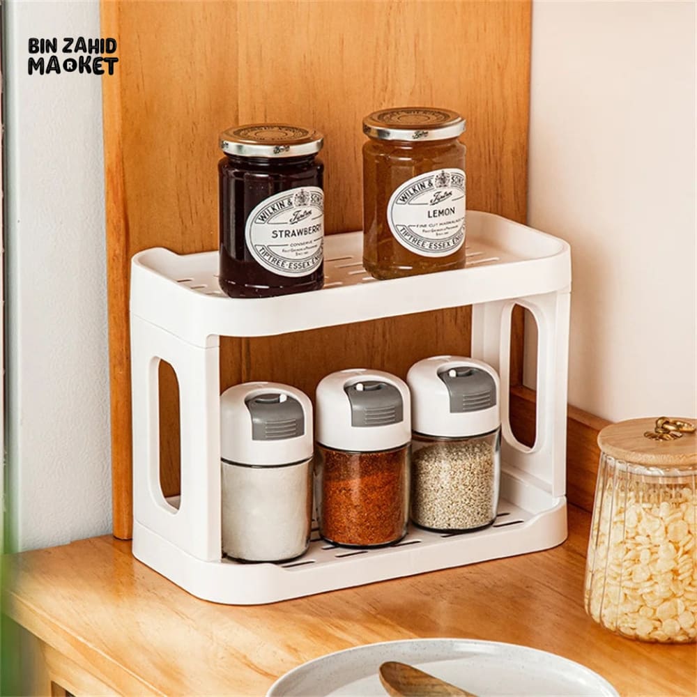 DESKTOP DOUBLE LAYER STORAGE RACK