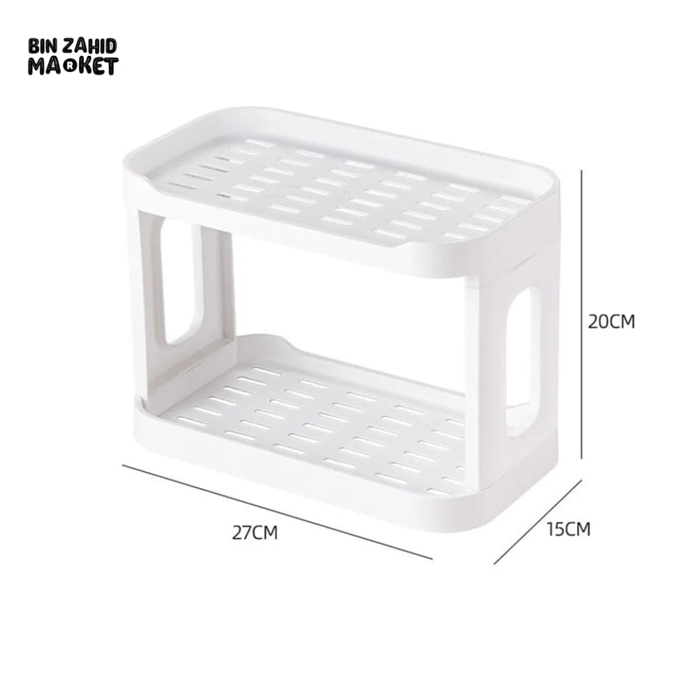 DESKTOP DOUBLE LAYER STORAGE RACK