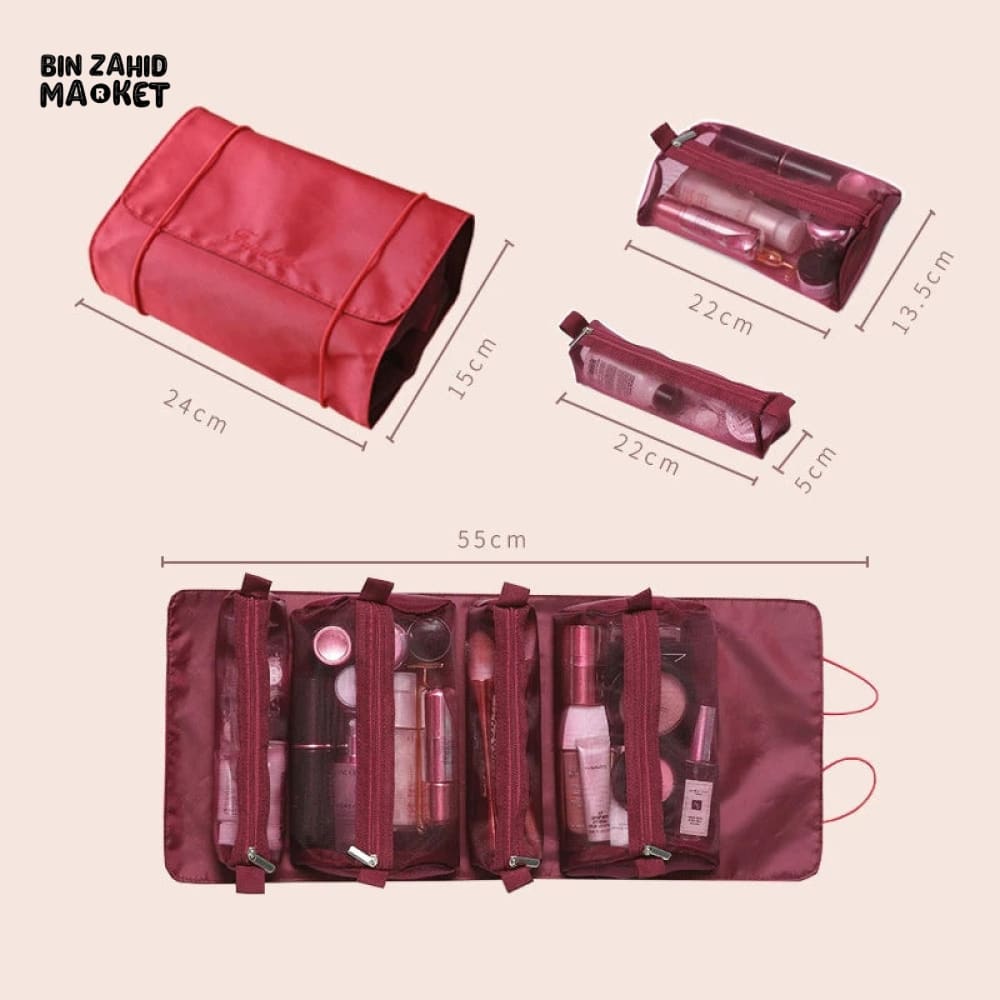 DETACHABLE TRAVEL COSMETIC BAG