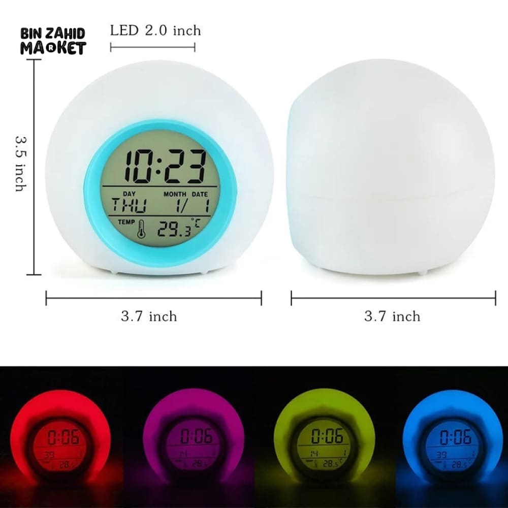 DIGITAL GLOWING ALARM CLOCK