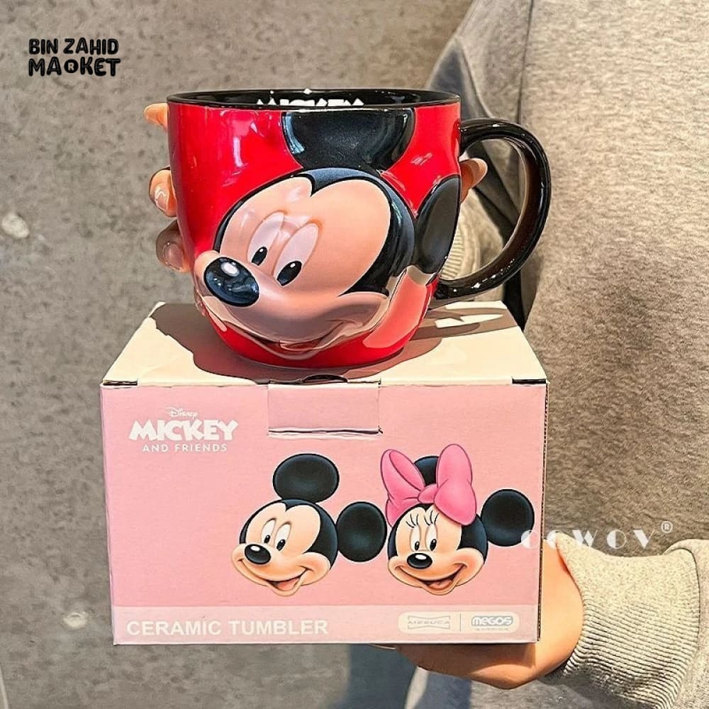 DISNEY MICKEY 3D EMBOSED CUP - MICKEY 550ML