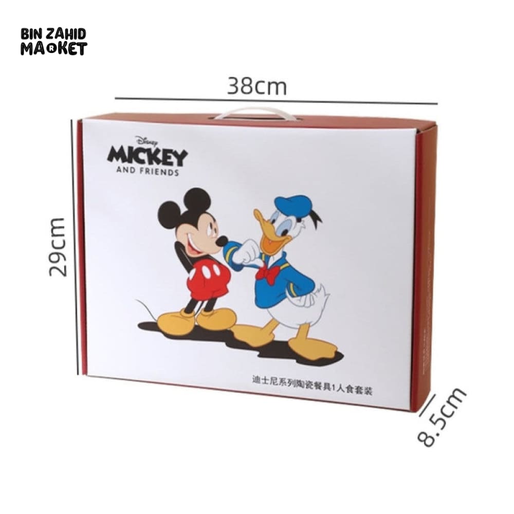 DISNEY MICKEY CERAMIC 6 PIECES BOWL SET - MICKEY MOUSE