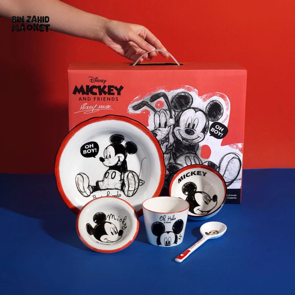 DISNEY MICKEY & FRIENDS 5 IN 1 DINNERWARE SET - EXCLUSIVE