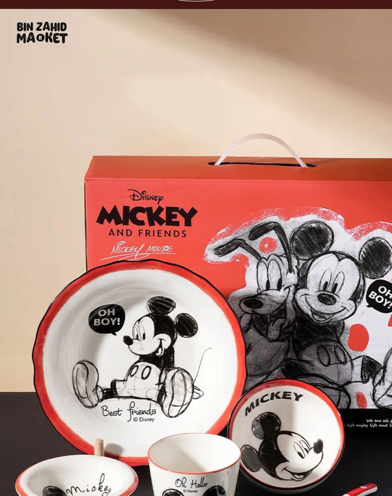 DISNEY MICKEY & FRIENDS 5 IN 1 DINNERWARE SET - EXCLUSIVE