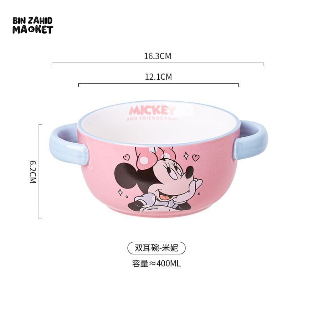 DISNEY MICKEY & FRIENDS CERAMIC BABY BOWL SET - MINNIE