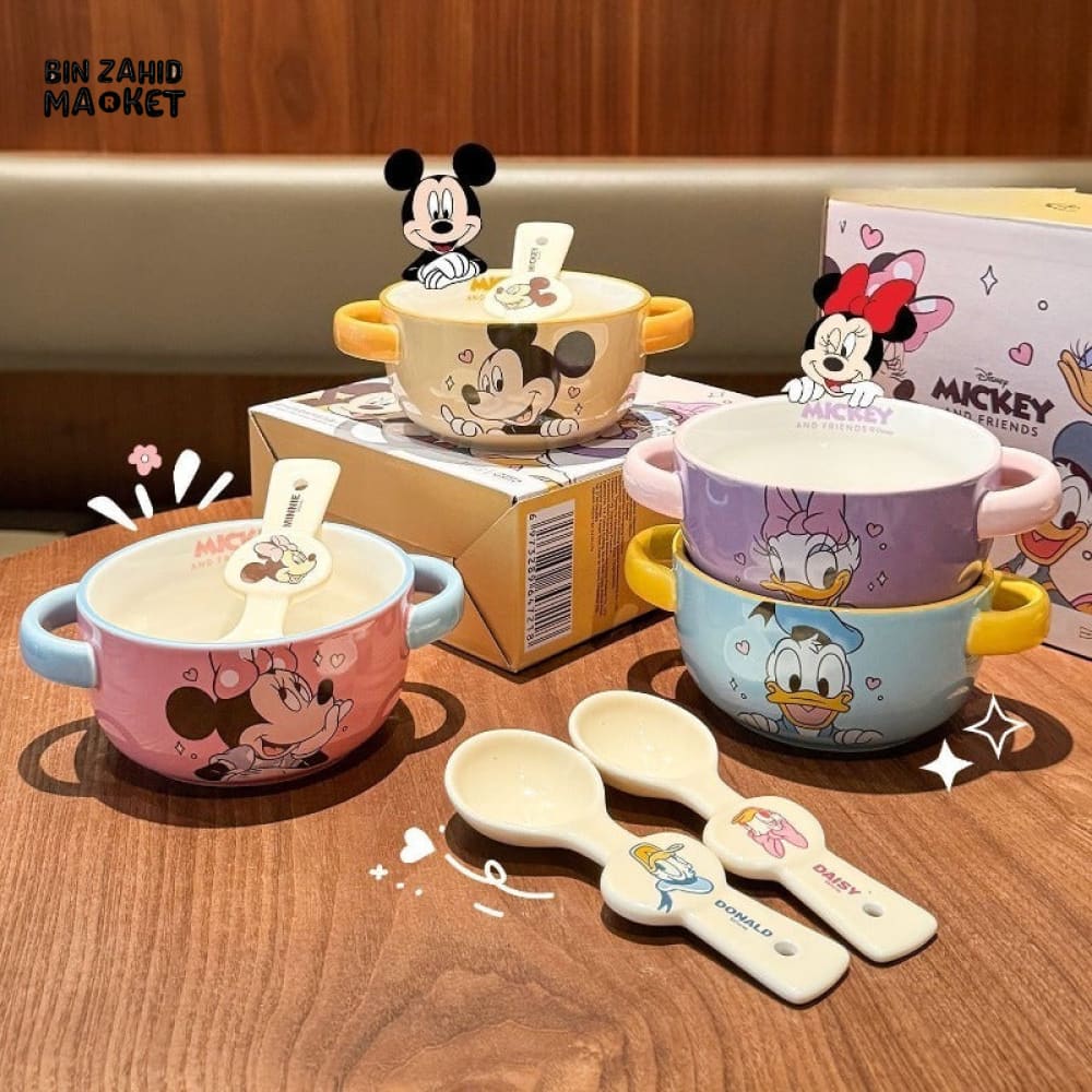 DISNEY MICKEY & FRIENDS CERAMIC BABY BOWL SET - MINNIE