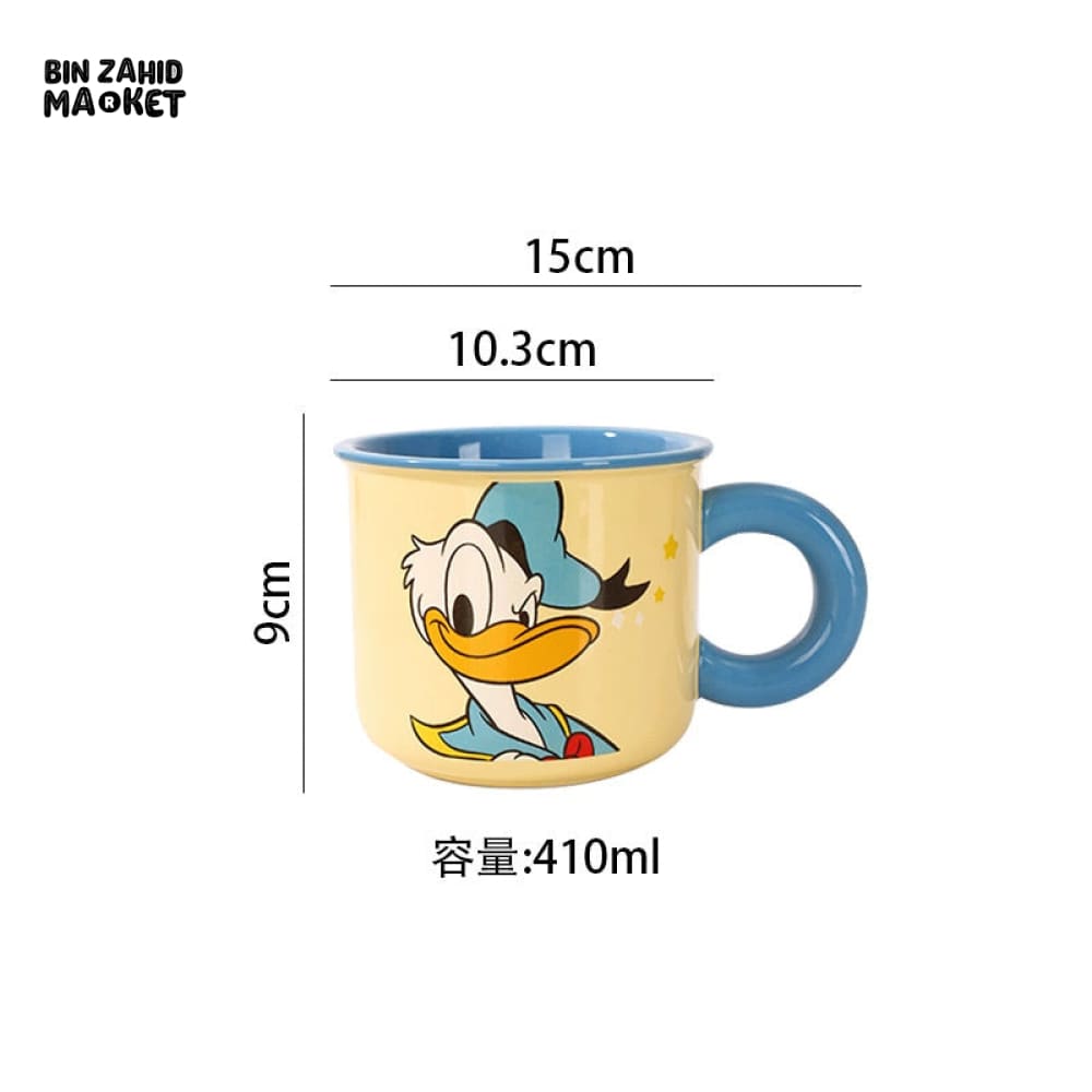 DISNEY MICKEY & FRIENDS CERAMIC TEA CUP - DONALD DUCK
