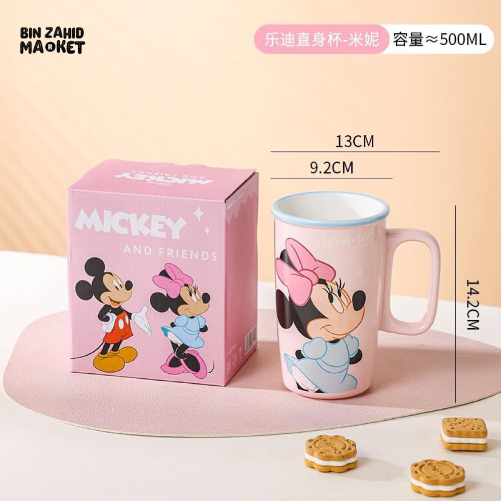 DISNEY MICKEY & FRIENDS PORCELAIN COFFEE MUG PREMIUM GIFT BOX PACKAGING - MINNIE