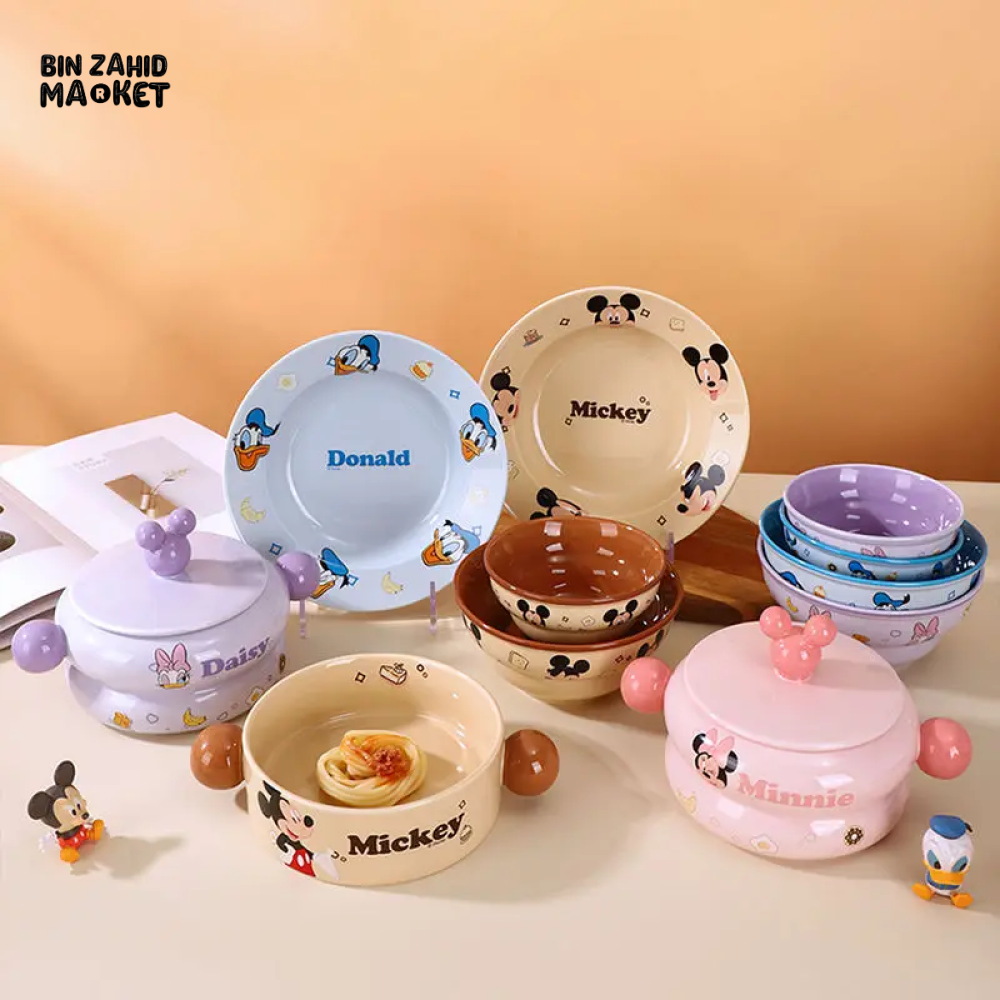 DISNEY MICKEY & FRIENDS PORCELAIN SOUP POT 820 ML - DAISY DUCK