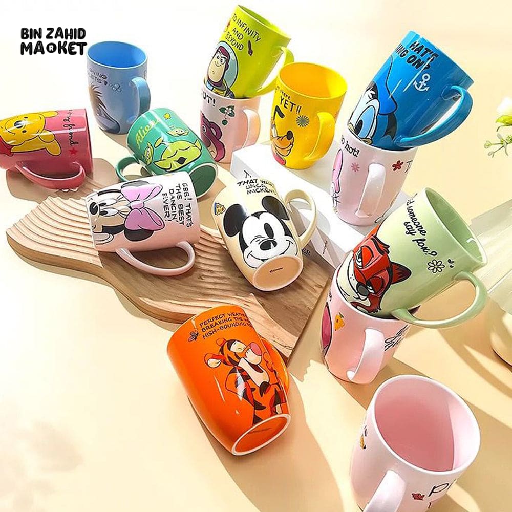 DISNEY MICKEY & MINNIE CERAMIC COFFEE MUG 530ML - MICKEY