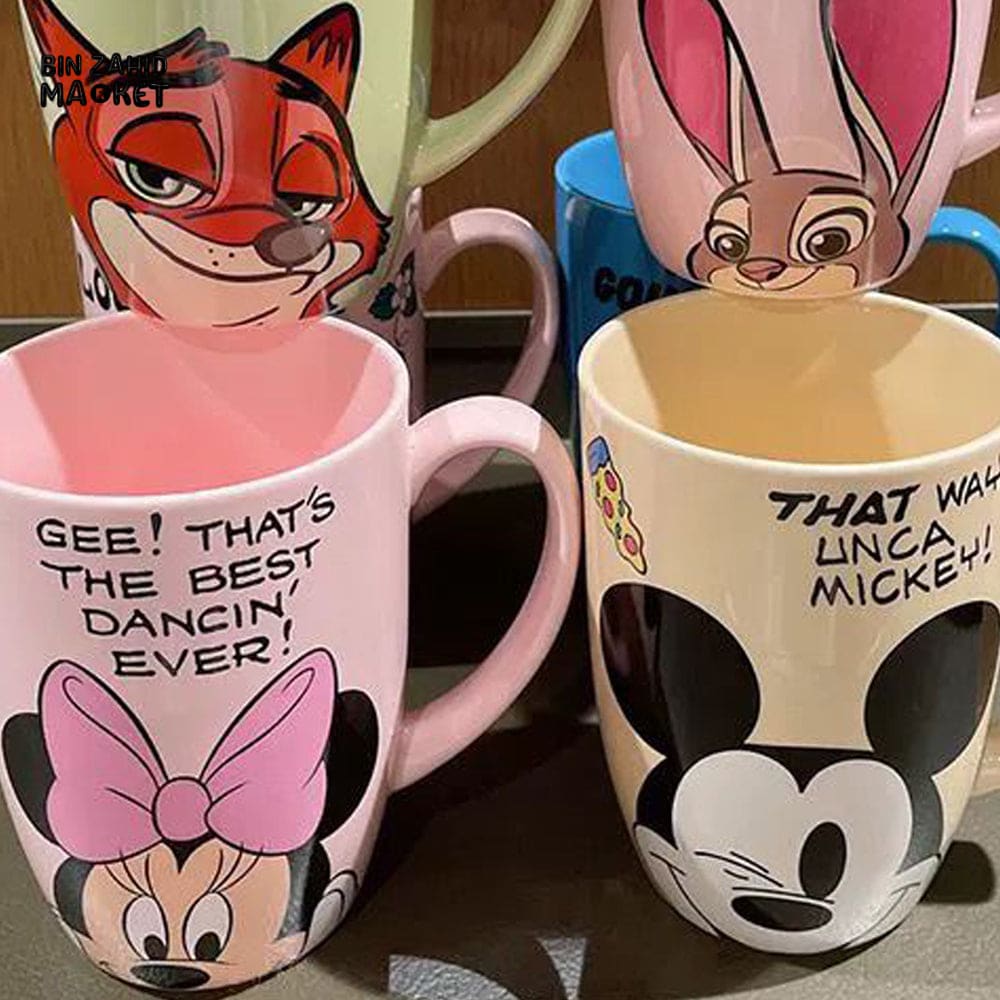 DISNEY MICKEY & MINNIE CERAMIC COFFEE MUG 530ML - DONALD