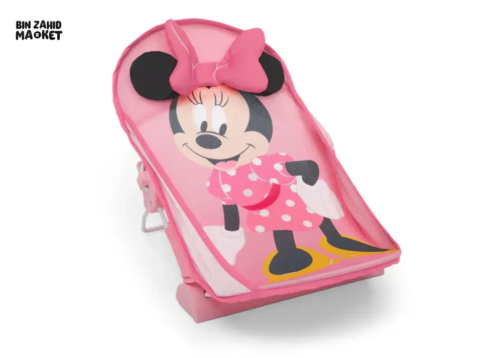 DISNEY MINNIE MOUSE BABY BATHER COMFORTABLE & SAFE INFANT BATH SEAT FOR NEWBORNS AND TODDLERS CHARACTER BATHING SUPPORT