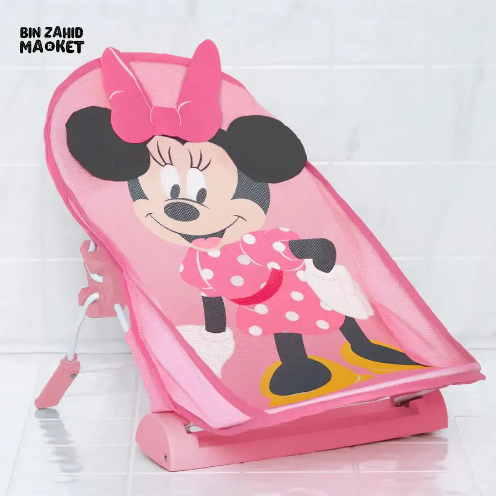 DISNEY MINNIE MOUSE BABY BATHER COMFORTABLE & SAFE INFANT BATH SEAT FOR NEWBORNS AND TODDLERS CHARACTER BATHING SUPPORT