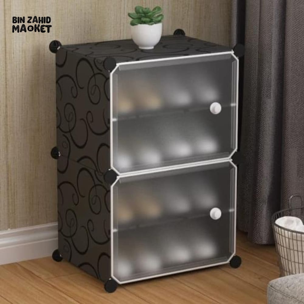 DIY DETACHABLE CABINET SHOES RACK 4 Layers