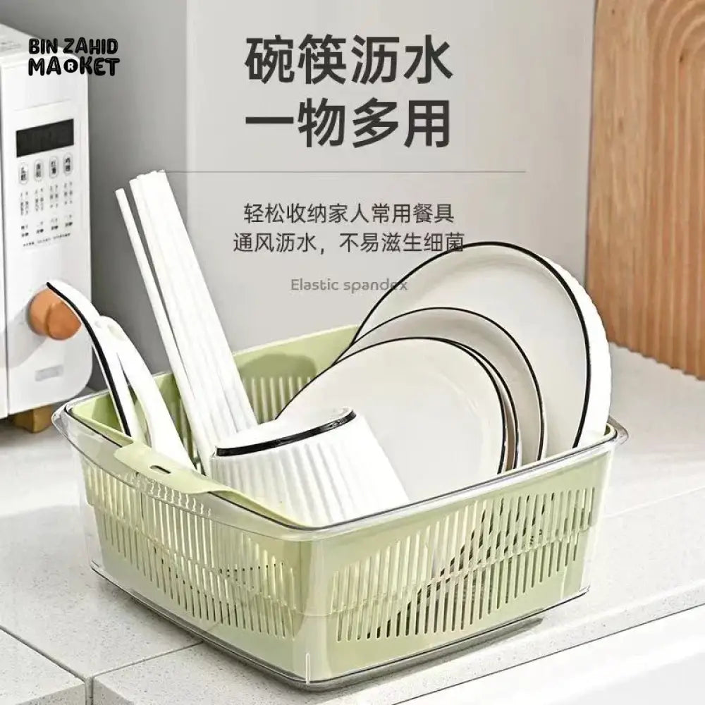 DRAIN RACK WITH LID