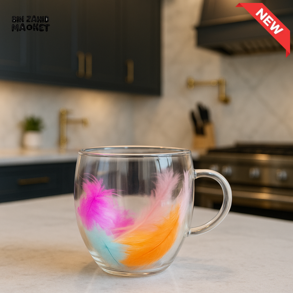 DRIED FLOWER GLASS MUG 23ML RXG 046