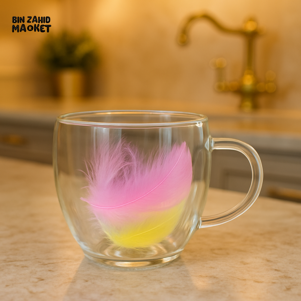 DRIED FLOWER GLASS MUG 23ML RXG 048