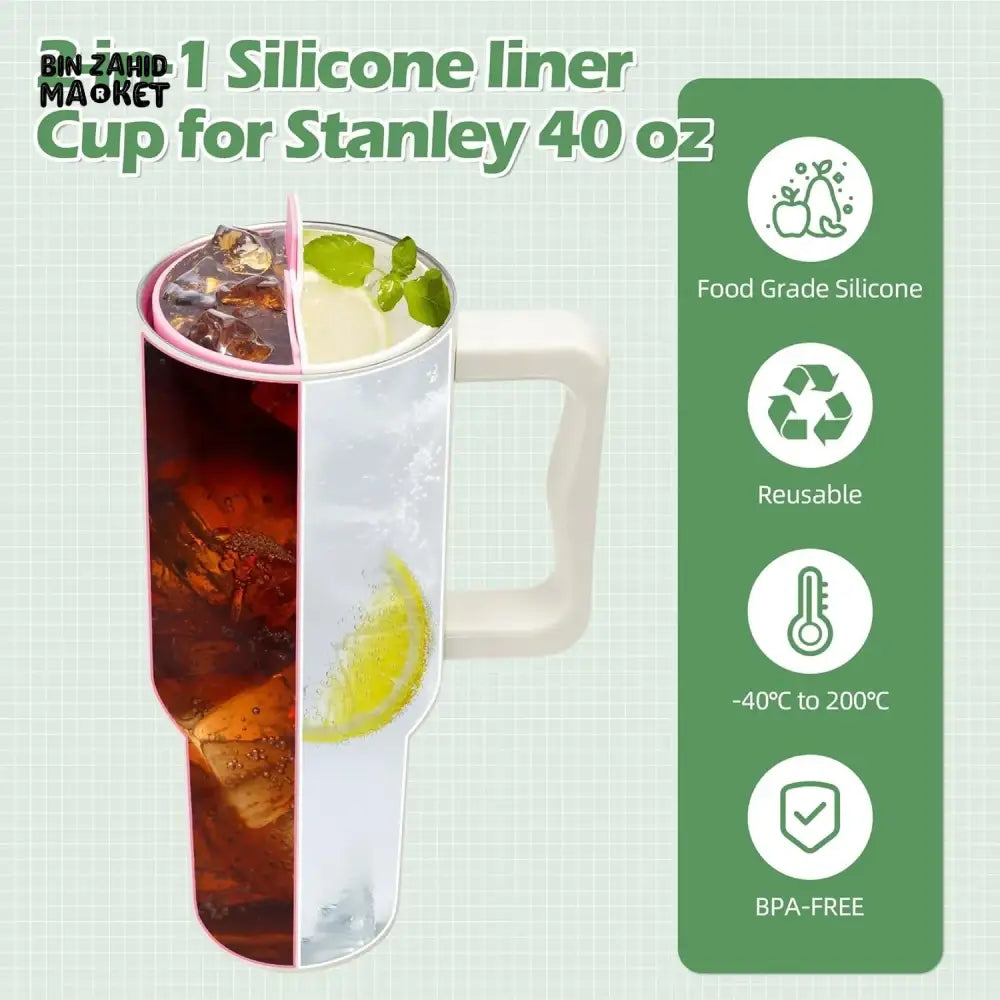 DRINKLUX 2IN1 DRINK AT ONCE TUMBLER DIVIDER - 40OZ