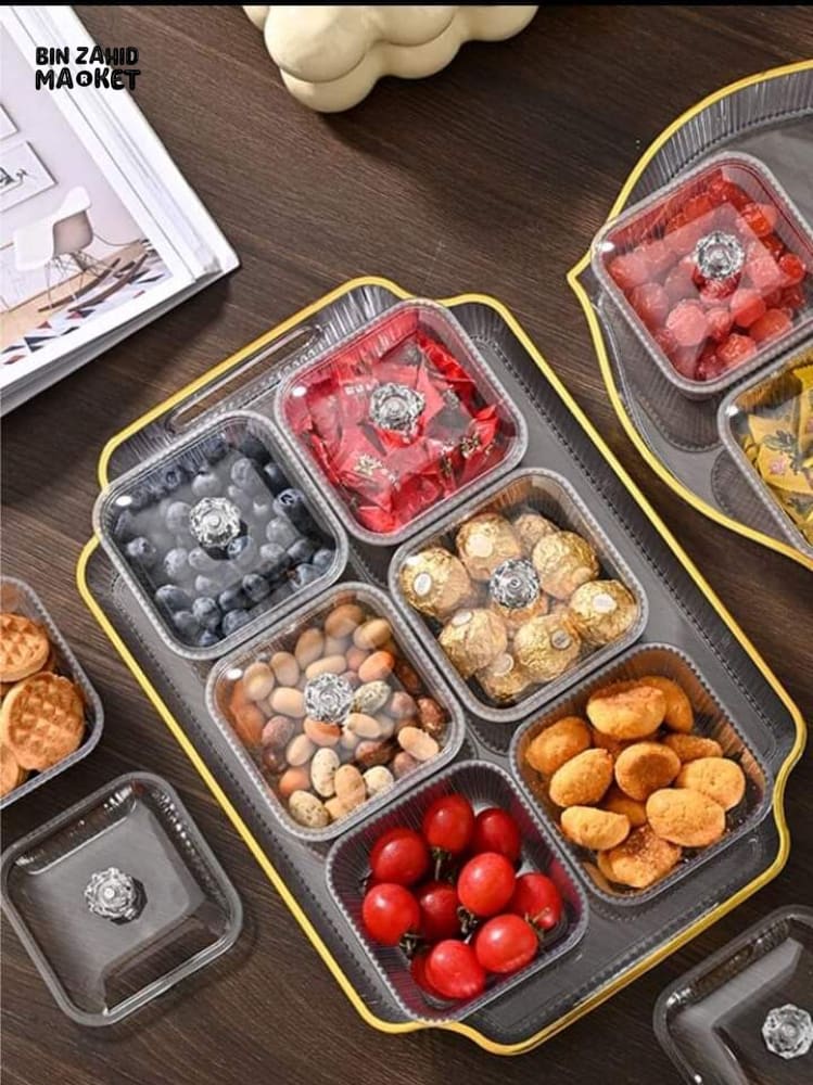 DRY FRUIT TRAY WITH SERVING PLATTER