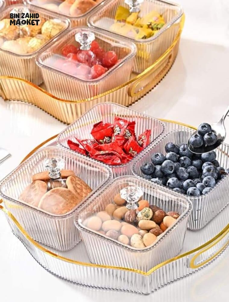 DRY FRUIT TRAY WITH SERVING PLATTER