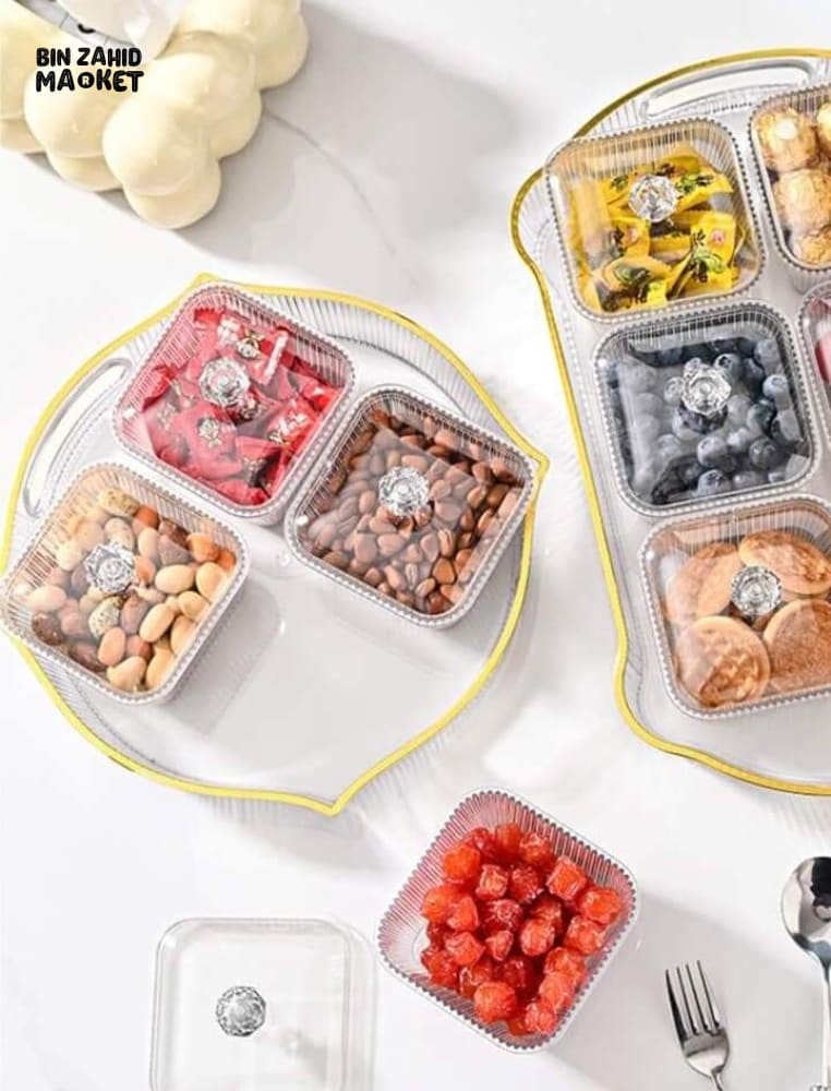 DRY FRUIT TRAY WITH SERVING PLATTER