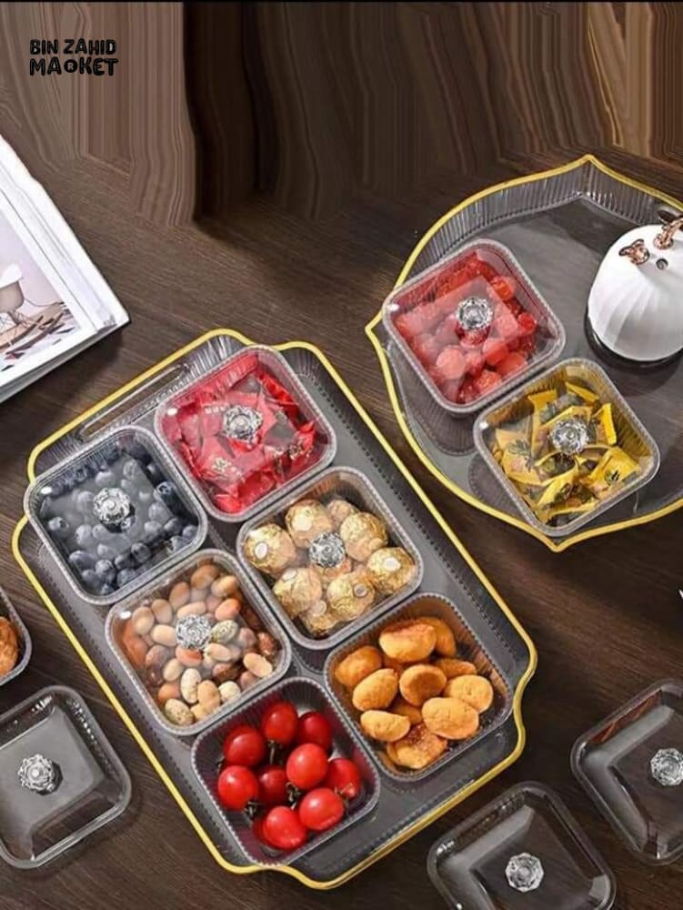 DRY FRUIT TRAY WITH SERVING PLATTER