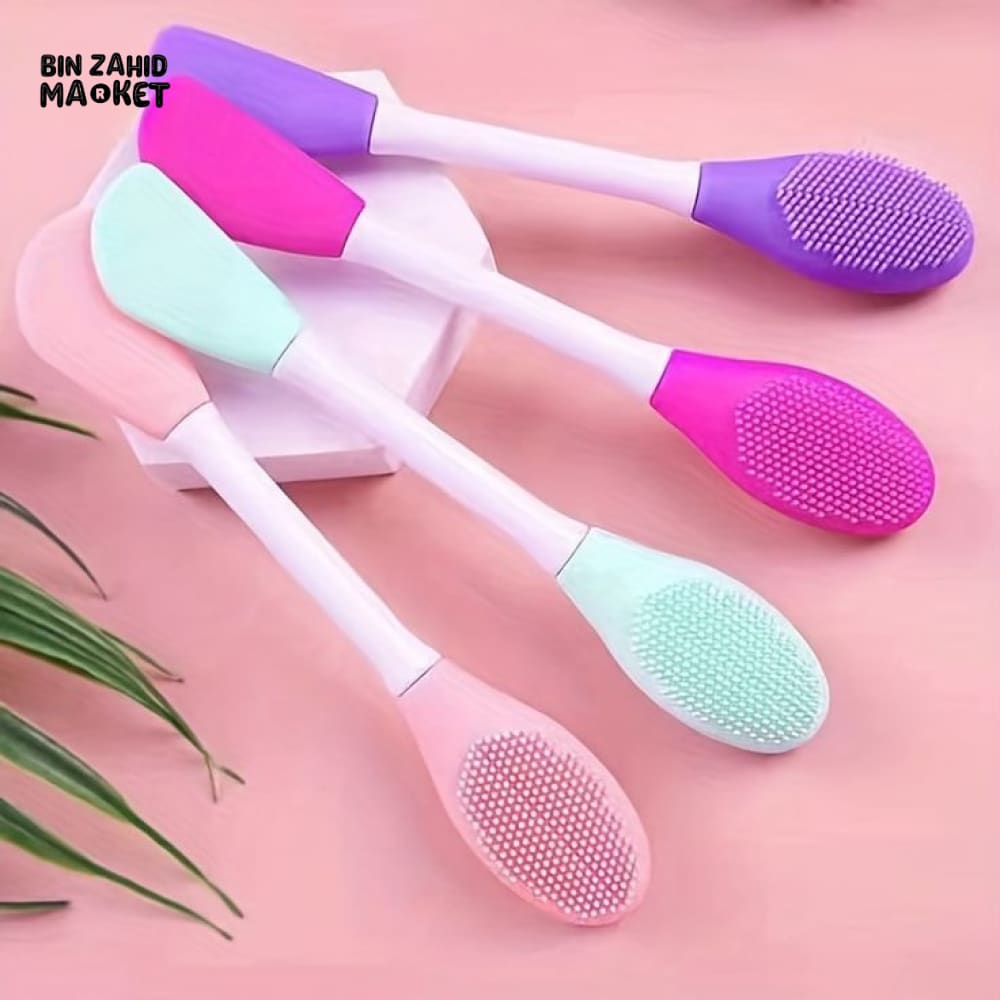 DUAL HEADED SILICONE MASK AND CLEANSING BRUSH