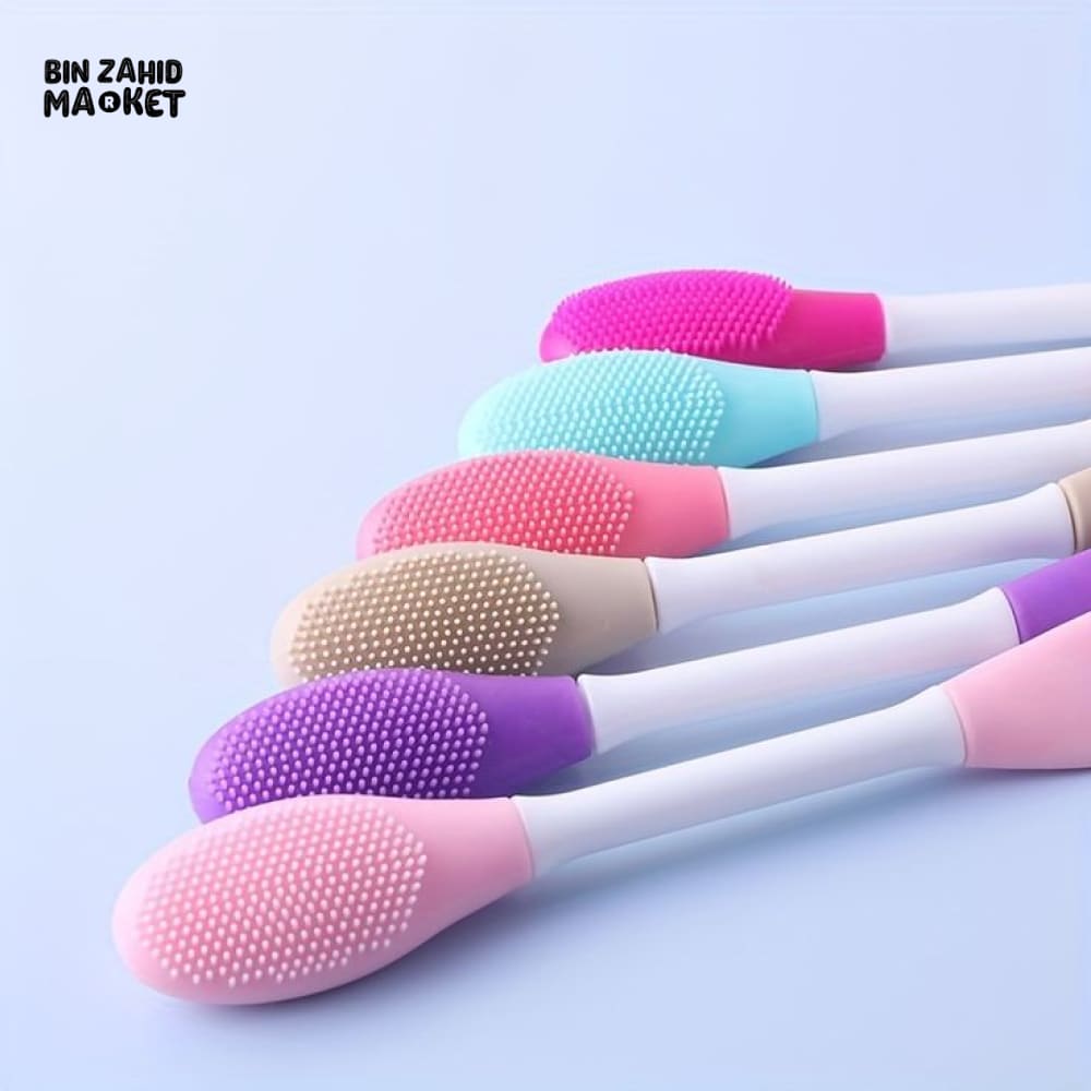 DUAL HEADED SILICONE MASK AND CLEANSING BRUSH