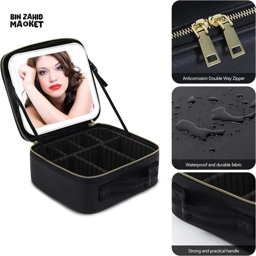 DUAL LAYER MAKEUP PARTITION BOX