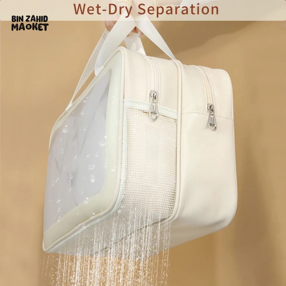DUAL LAYER WATERPROOF TRAVEL BAG ORGANIZER