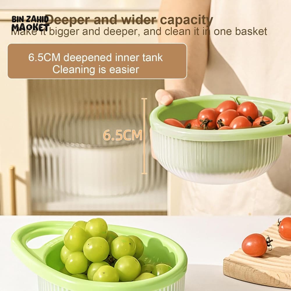 DUAL LAYERS FILTER DRAIN BASKET