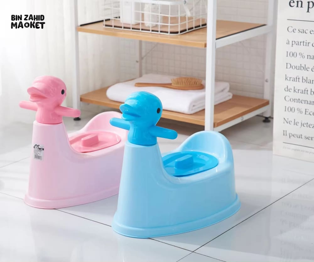 DUCK SHAPED TODDLER POTTY WITH PU CUSHION